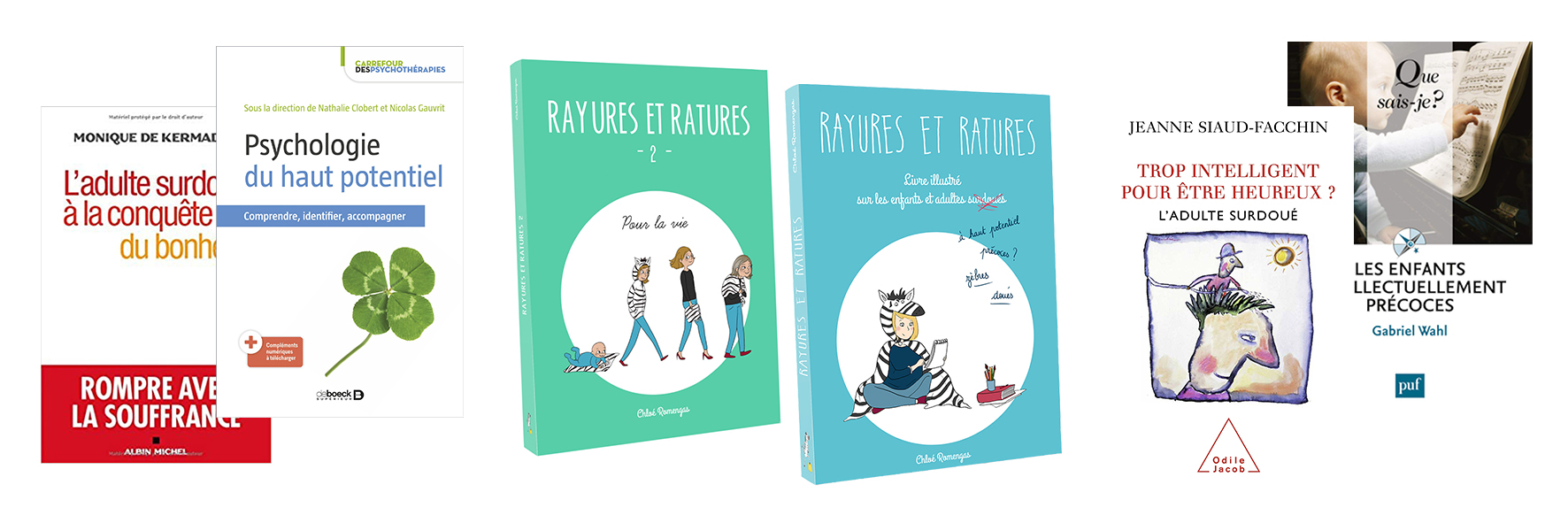 Les livres pour accompagner les enfants surdoués - Rayures et Ratures